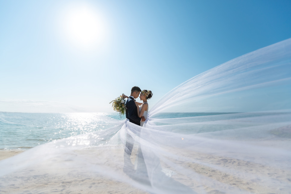 チャペル挙式 ビーチフォトプラン プラン 沖縄で結婚式 リゾ婚 するならチャペルサンズ Chapel Suns